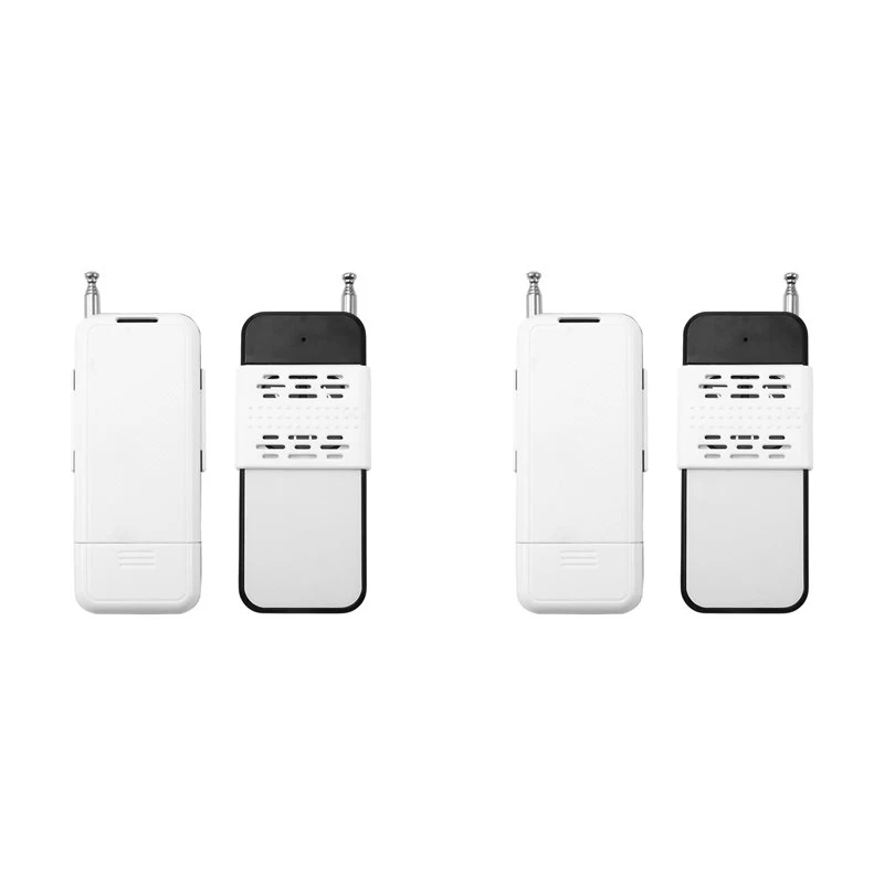 T24C 4Pcs 433Mhz Universal Wireless Remote Control 3 Buttons 1000M Transmitter Device For Light/ Garage Door/Motor Controller
