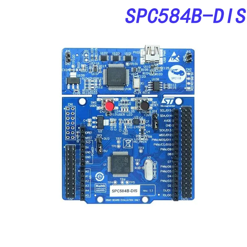 

SPC584B-DIS Development Boards & Kits - Other Processors SPC584B-DIS: Discovery kit featuring SPC58 4B Line MCU in eQFP64