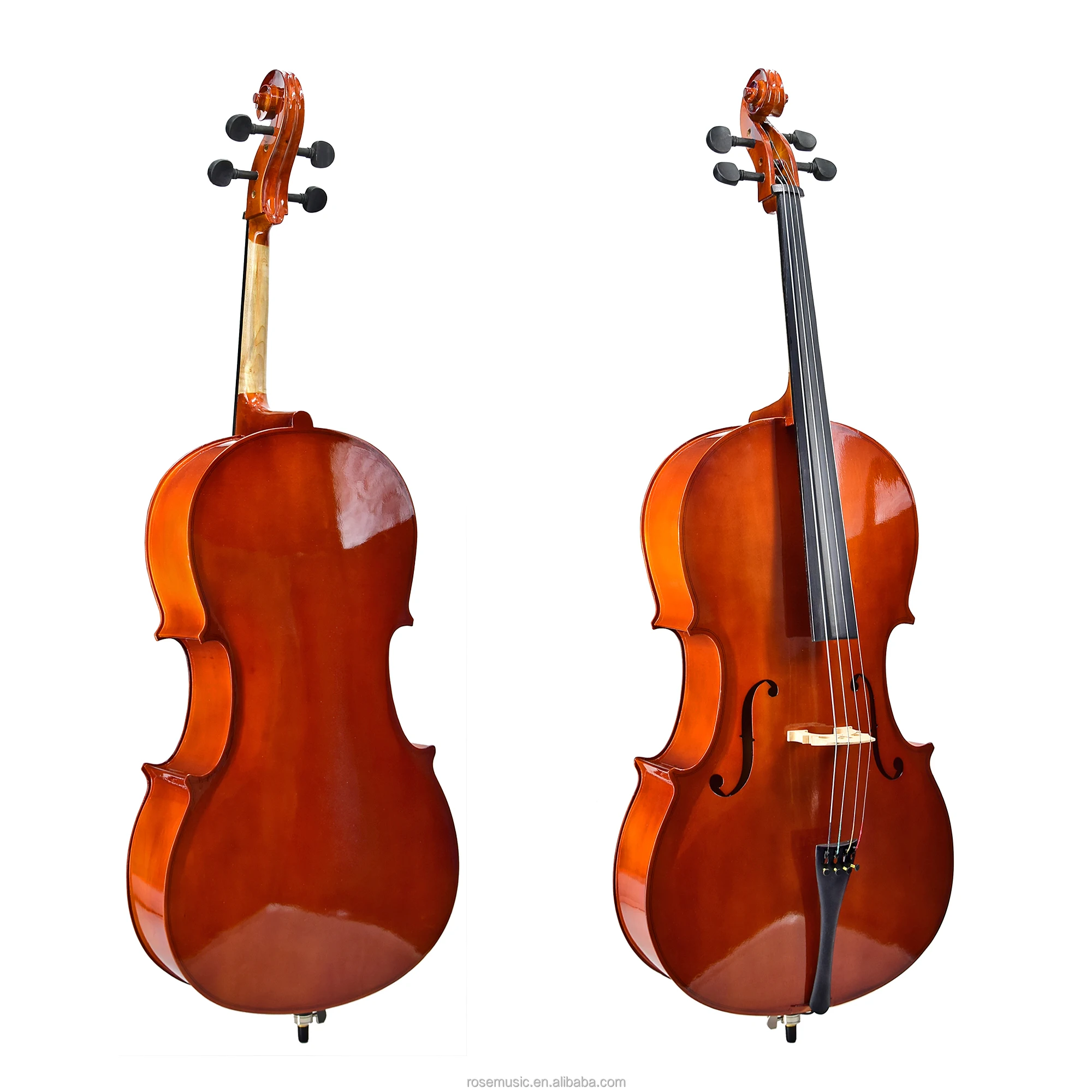 High Quality Professional Handmade High-gloss Cello Multi Sizes 1/2 1/4 1/8 3/4 4/4 String Musical Instrument for Performance