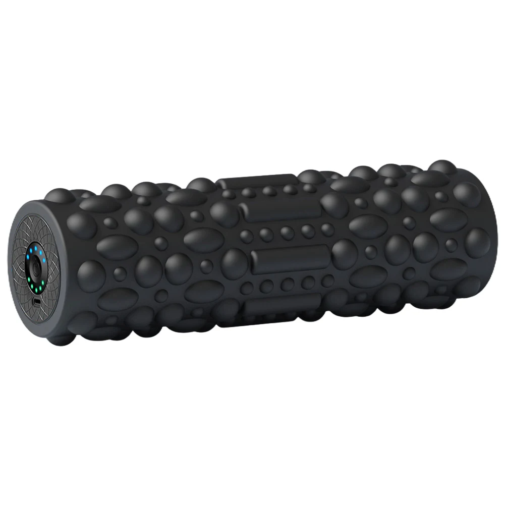 Electric Vibrating Foam Roller Yoga Column Rechargeable Exercise Roller 5 Modes Muscle Roller for Bodybuilding