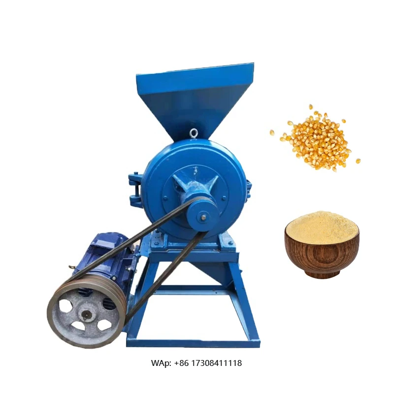 Automatic animal feed grinder Self-priming feed grinder Wheat corn seasoning Grain grinder