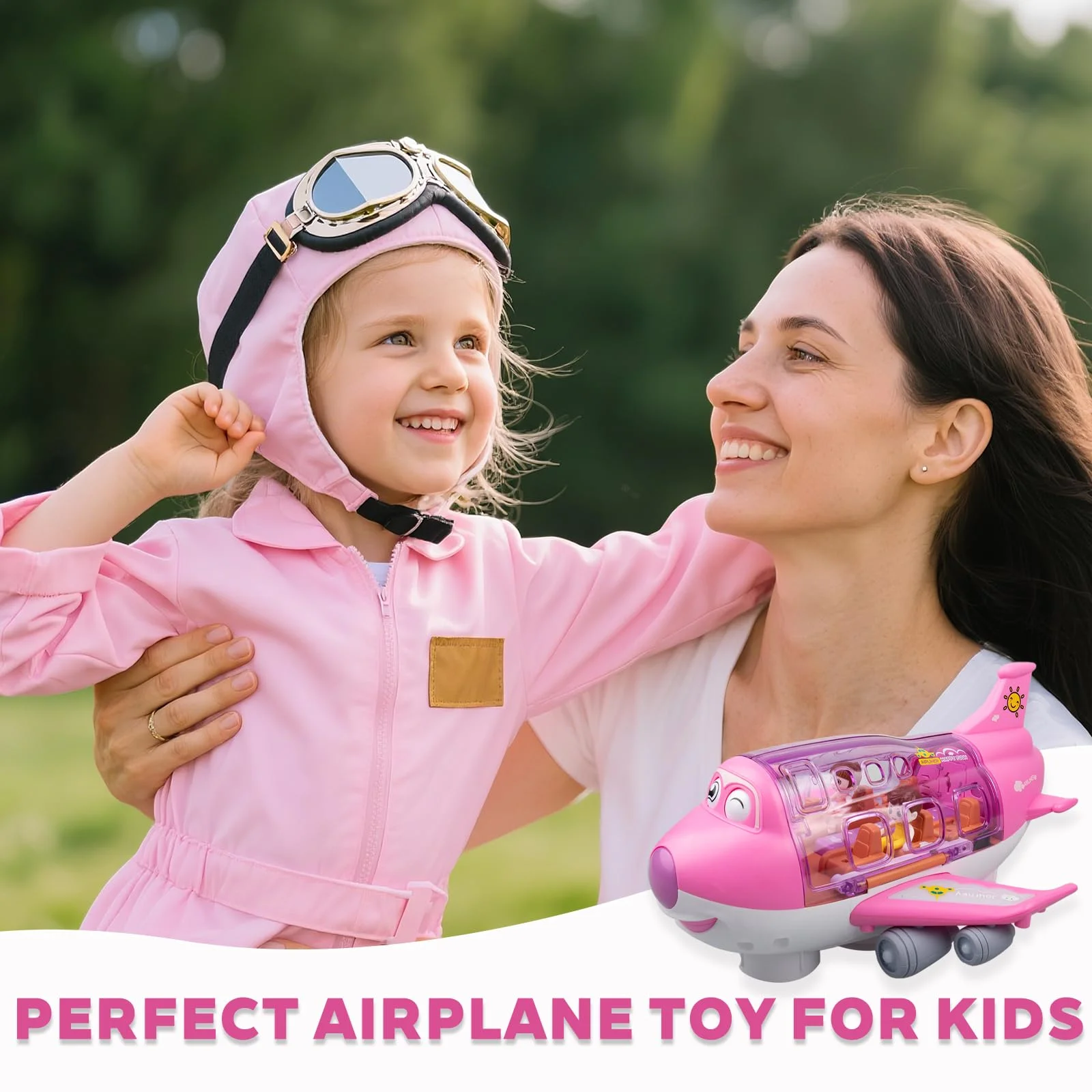 Kids Aerial  aircraft model toys, universal walking, automatic obstacle avoidance, lighting and music，festival christmas present