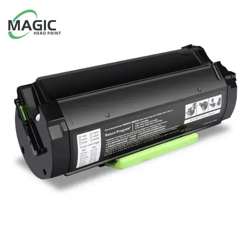 Compatible toner cartridge MX310/410/510/610de for Lexmark MX511dte/dhe/de Printer MX611de/dhe/dte toner cartridges drum kit