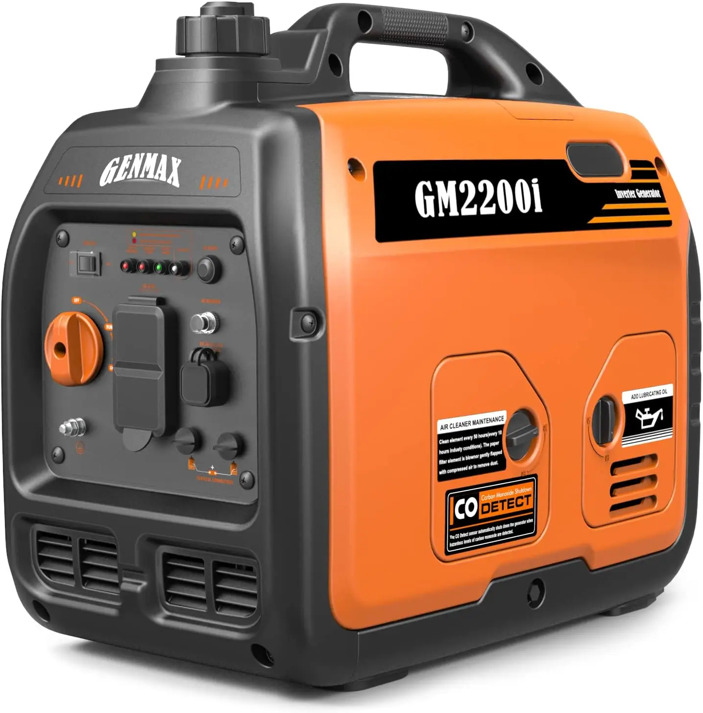 Portable Generator 2200W Ultra-Quiet Gas Engine, EPA Compliant, Eco-Mode Feature for Backup Home Use & Camping (GM2200i)