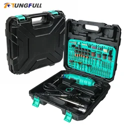 Mini Dremel Drill DIY Mini Rotary Tool Drill Mini Grinder Hand Drill Polishing Machine Mini Drill Box With Dremel Accessories