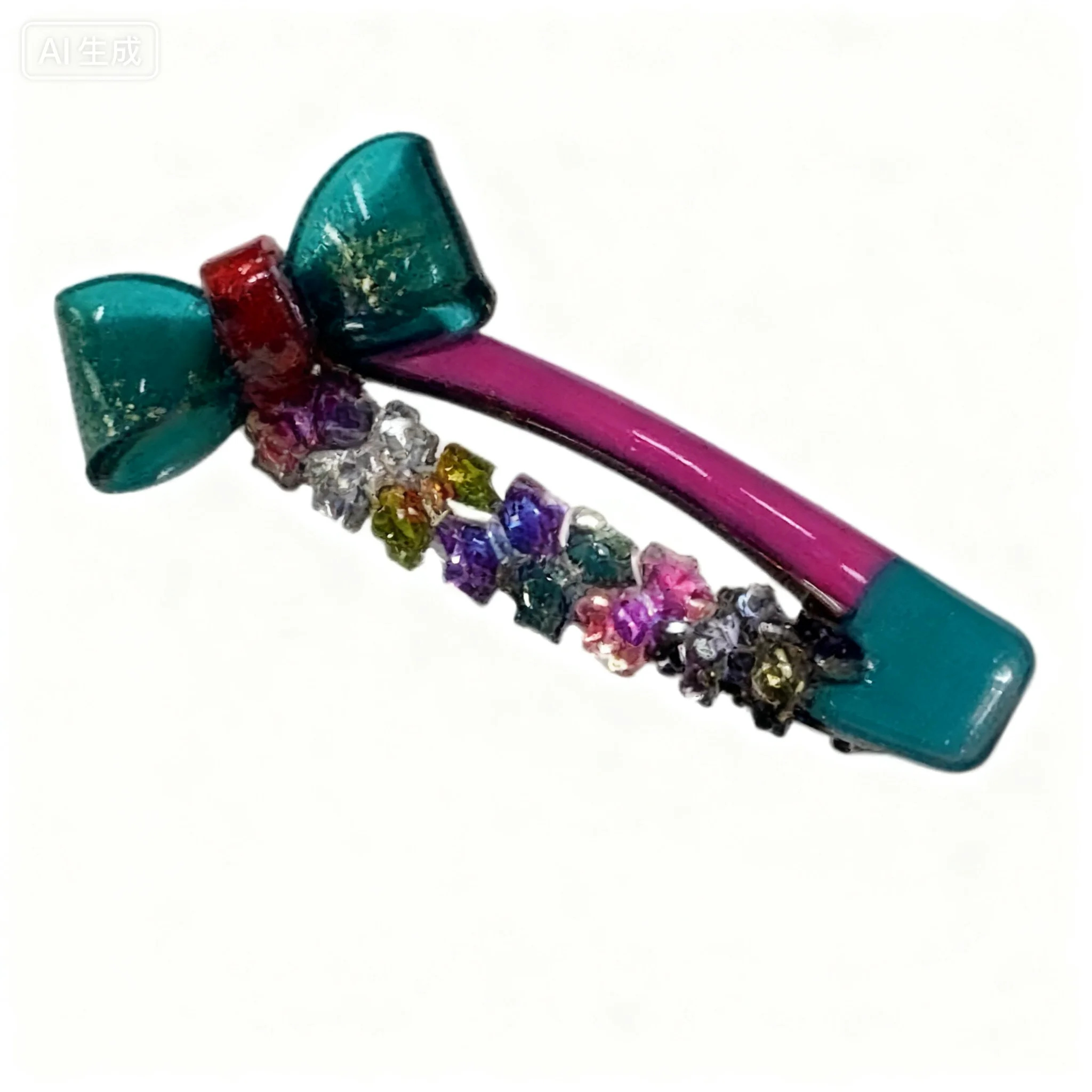 الكورية الموضة الراقية مشبك شعر فتاة الملونة القوس الانفجارات الجانب كليب مزاجه كليب Duckbow كليب أنثى إكسسوارات الشعر