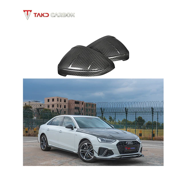 100%Dry Carbon Fiber Factory Wholesale Perfect Fitment Aerodynamic Side Mirror Housing For AUDI A5 S5 B9