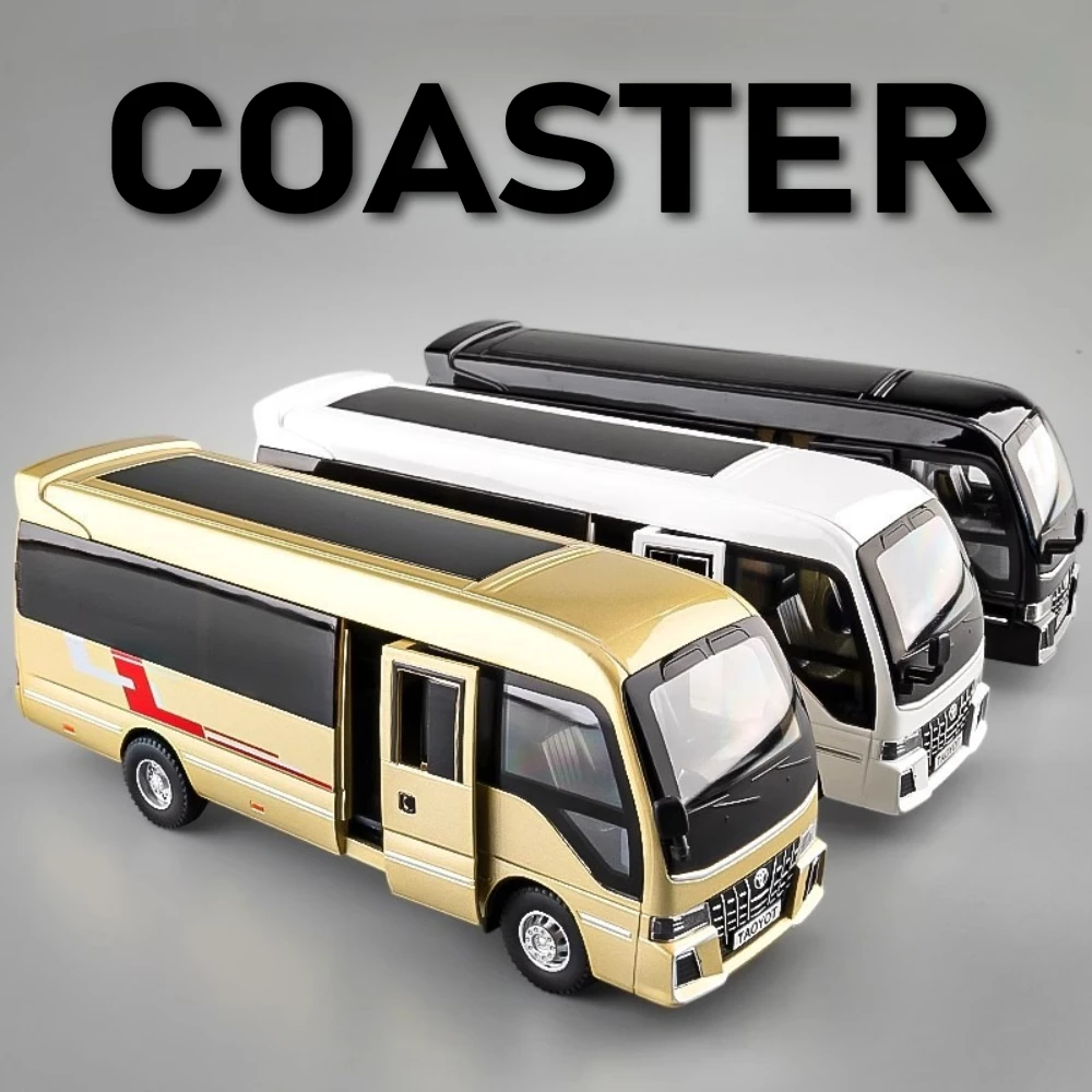 Maßstab 1:32 Untersetzer Business Bus Modell Spielzeugauto Diecast Metall Sound Licht Zurückziehen Polizei Fahrzeug Modelle Spielzeug Geschenke für Jungen