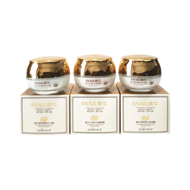 

Mushi Snail Moisturizing & Tone-Up Cream, Hydrating Nourish, Smoothing for Daily Wear