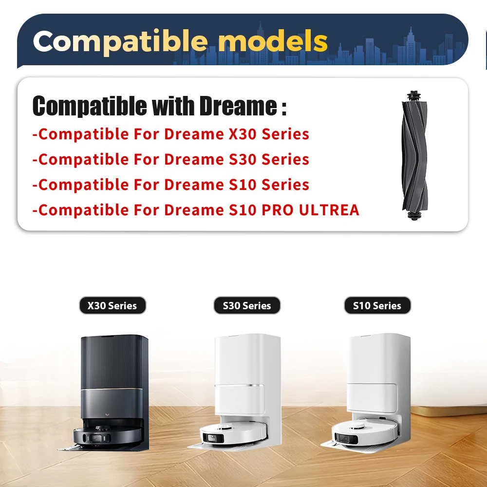 Hauptbürste für Dreame L10s Ultra/L20 Ultra/L10s Pro Ultra/X40 Ultra/X40 Pro für Xiaomi Roboter Staubsauger X20 Max/S20+/X20 Plus Teil – Detail 8
