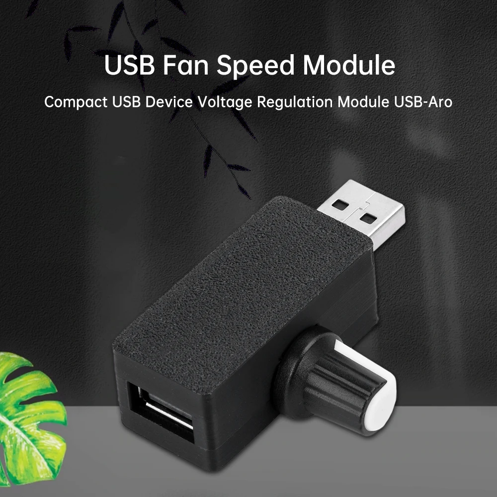 USB-A Speed Controller USB Fan Governor for Small USB Device Voltage Regulation Module