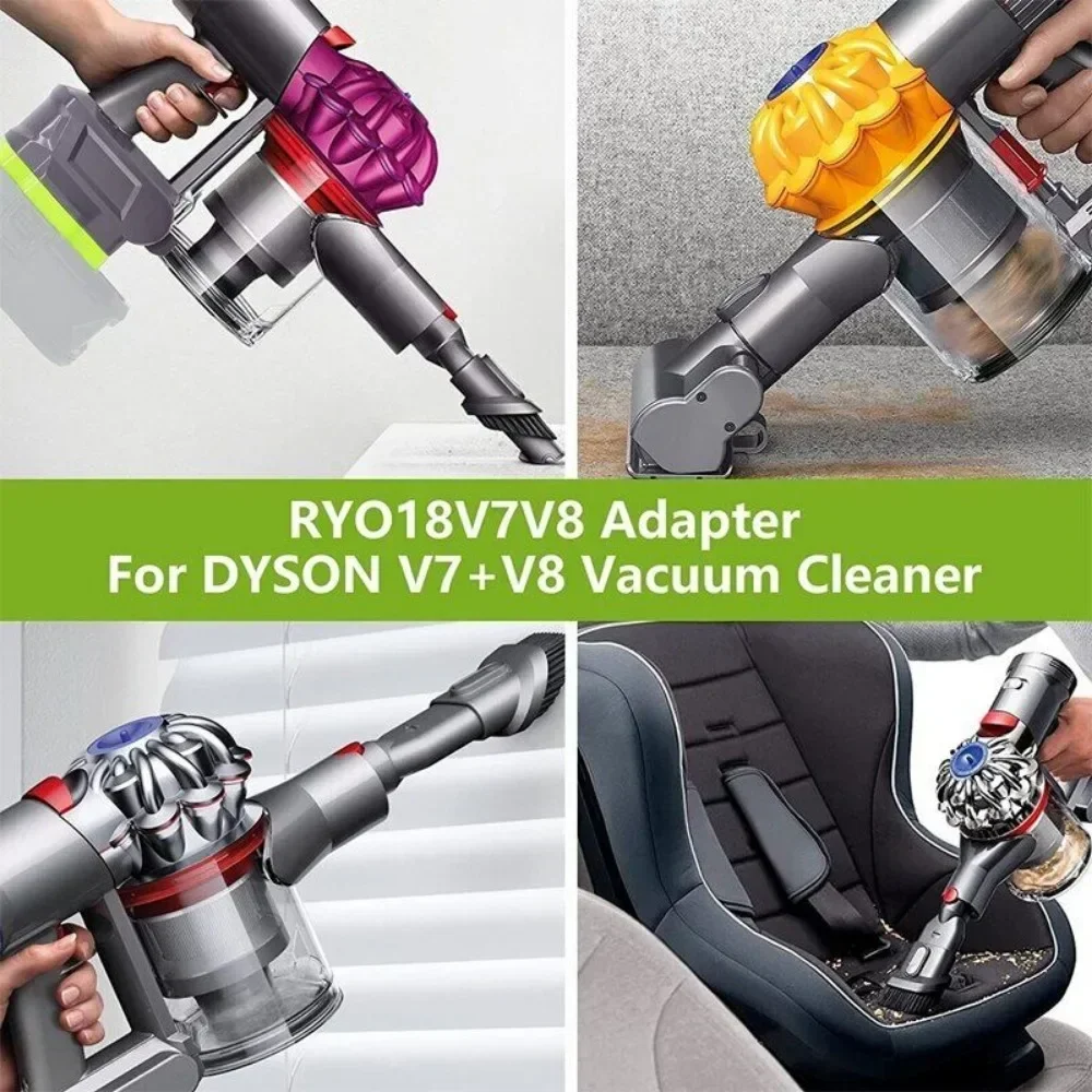 Imagem -04 - Adaptador de Bateria Aspirador Dyson Ryobi 18v Conversor de Bateria Li-ion Dyson v6 v7 v8 Aspirador Animal