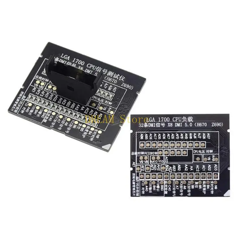 LGA 1700 CPU Socket Tester Dummy Load Fake Load DMI 5.0 H670 Z690 With LED For Motherboards Data Transmission best sale