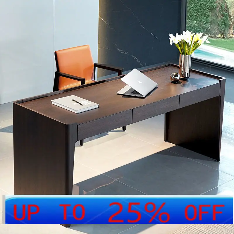 

Lmm Desk Minimalist Home Study Living Room Computer Desk Modern Simple Light Luxury Writing Desk