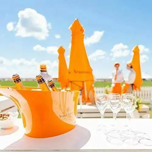 Orange Acrylic Champagne Bucket XL New