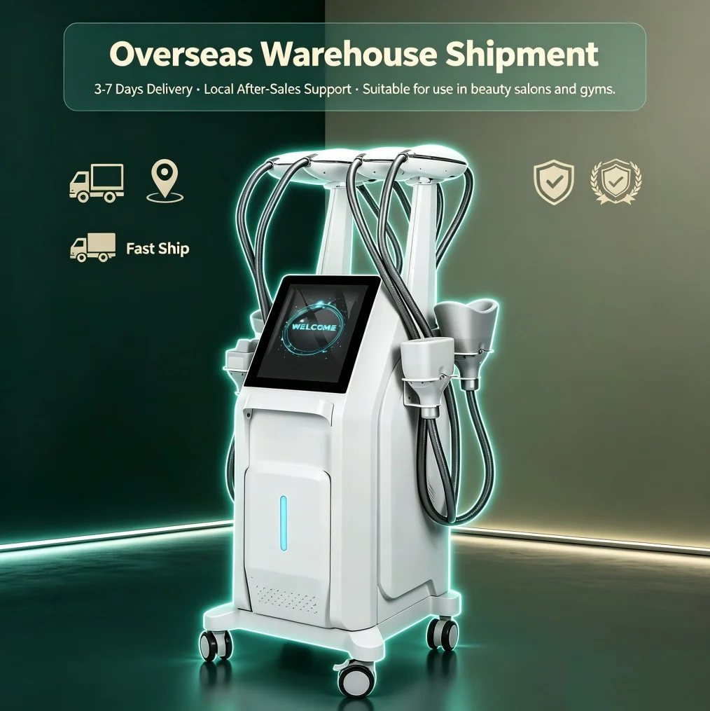 360° Surround Cooling Body Sculpt Machine 4 Handles 6 Probes 4‑Channel Simultaneous Work Non‑Invasive Cellulite Removal Salon