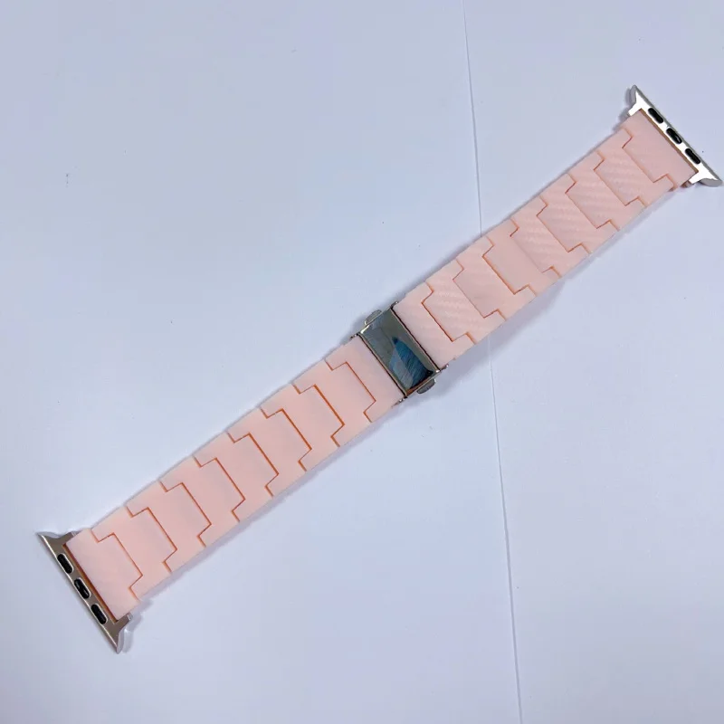 Carbon fiber Straps For Apple Watch Band 45mm 44mm 40mm 42mm 46mm 41mm 49mm 38mm belt Bracelet IWatch Series 10 SE 9 8 7 Ultra 2