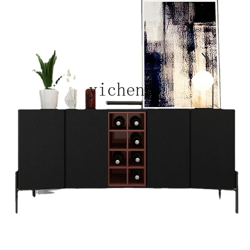

Sideboard Modern Minimalist Storage Cabinet High Leg Wine Cabinet