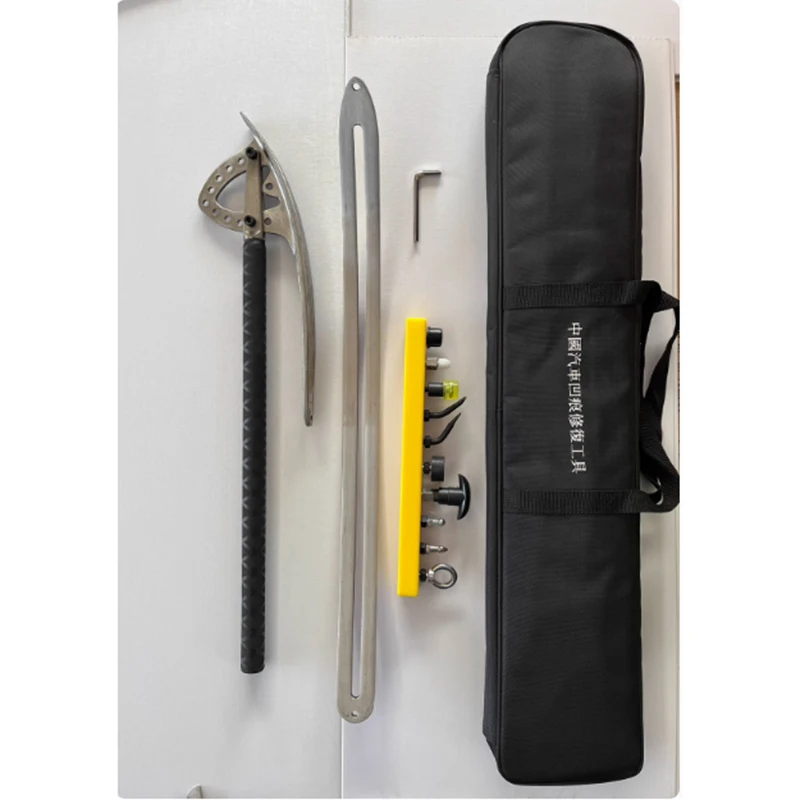 

Automobile Fender Damage Repair Tools Car Dent Removal Kit Auto Fender Smooth Repair Pdr Kit With Multi-angle Crowbar Bag