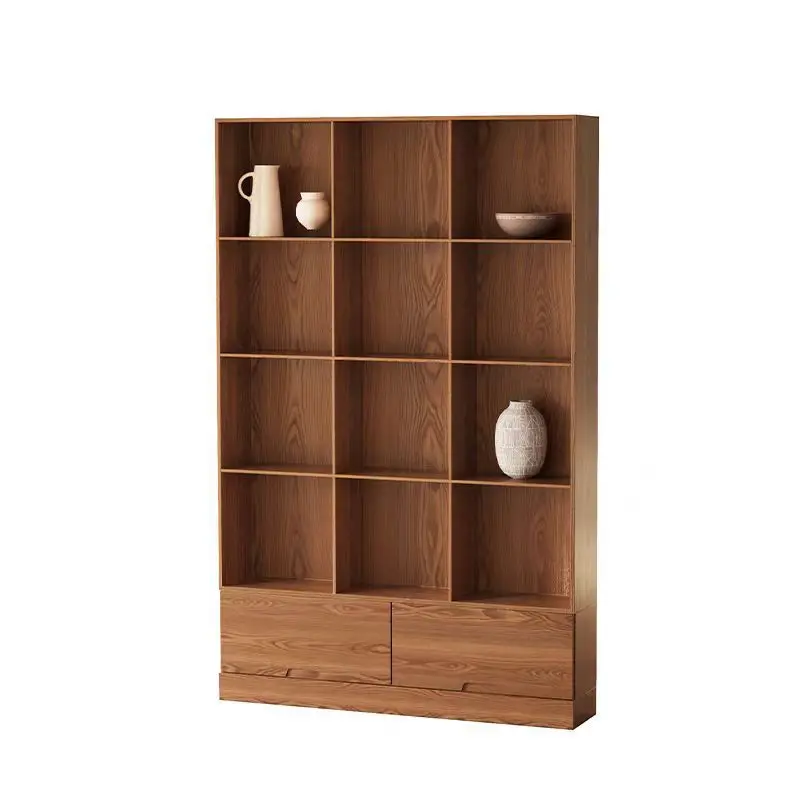 

Aesthetic bookcase, partition cabinet, living room study shelf with drawers 2025 new model