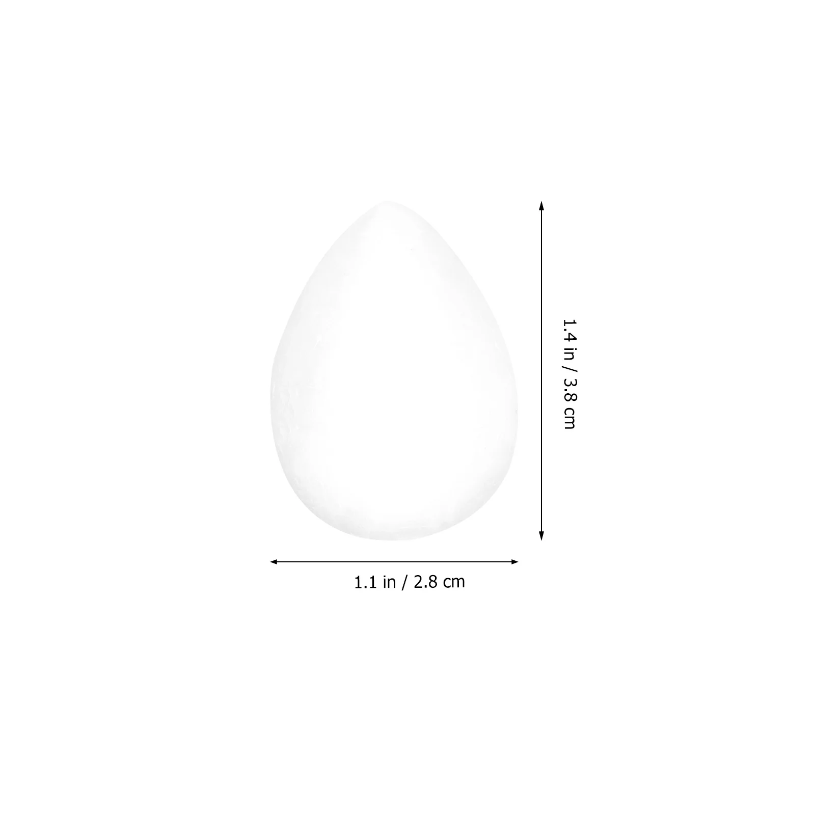 

100Pcs Water Drop Shape Foam Balls DIY Foam Bud Craft Material for Preschool Wedding Party Decoration DIY Accessory