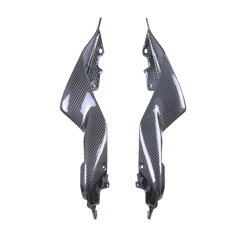 Acessórios de painel lateral traseiro de fibra de carbono modificado para motocicleta R7 adequados-border