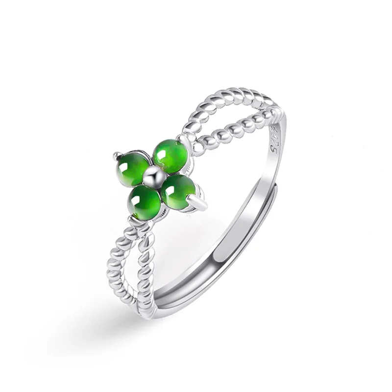 nouveau-naturel-a-grade-haut-de-gamme-jade-yang-vert-trefle-bague-glace-graine-jade-s925-argent-incruste-anneau-pour-les-femmes-simple-et-reglable