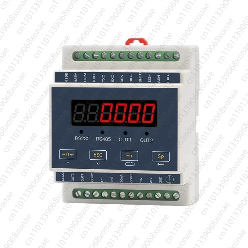 TDA-08D DIN-Rail Weight Transmitter، مضخم الحمل، 3 قيم للإخراج التناظري للترانزستور #1