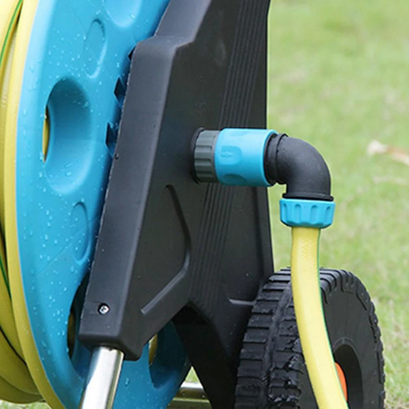 ABGR-90 graus cotovelo conector rápido 16mm abs jardim irrigação carro lavagem mangueira conexão rápida torneira conector