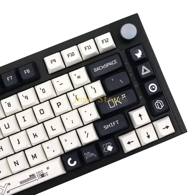 LX0B PBT PBT KeyCaps 128 Keys XDA CSGO Perfil Keycap Conjunto teclado mecánico Inglés/ Japonés/ Corea/ Ruso