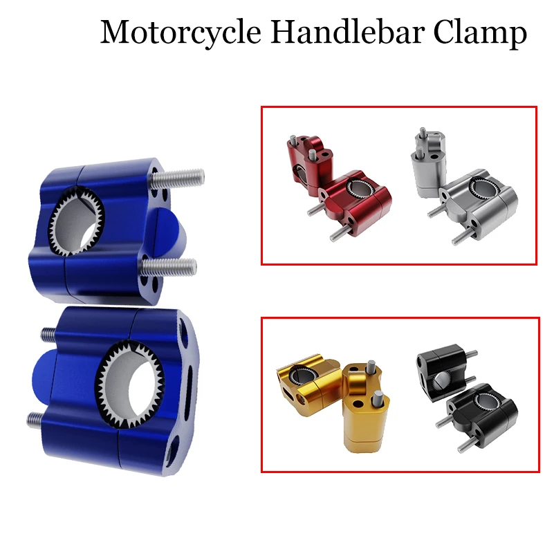 

Motorcycle ATV 22mm 28mm Handlebar Clamp Handlebar Risers Adapter Bar Clamps For Universal