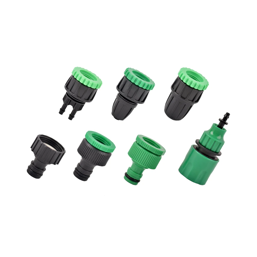 

Quick Connector 4/7 8/11 16mm Hose Barb Water Pipe Joint 1/2" 3/4" Male Female Thread for Irrigation Garden Watering Greenhouse