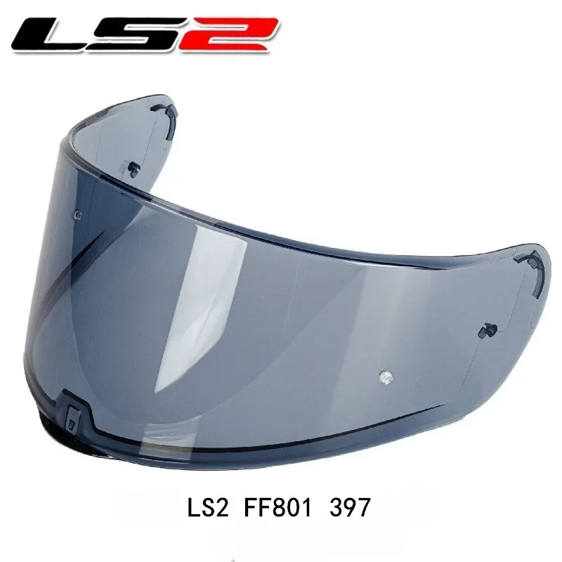 Qianbai Helm Glazen Motorhelm Vizier Voor Ls2 Ff801 Ff397 Face Guard Full Face Helm Lens, Nieuw, 1Pcs