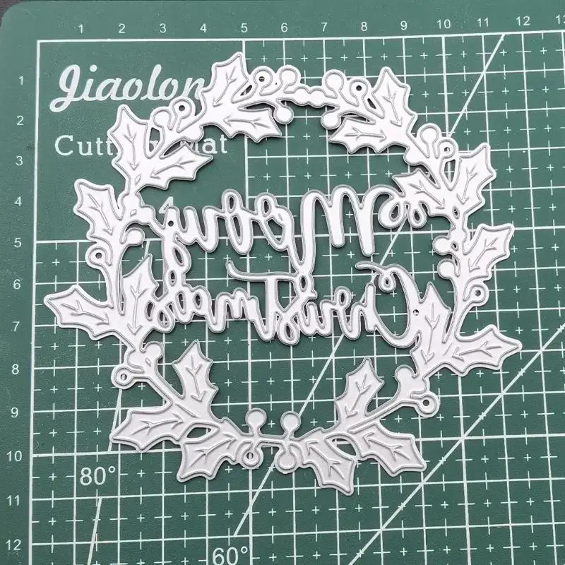 103C Merry Christmas Metal Cutting Dies Stencil DIY album album Mẫu thẻ giấy Mẫu Crafting Craft