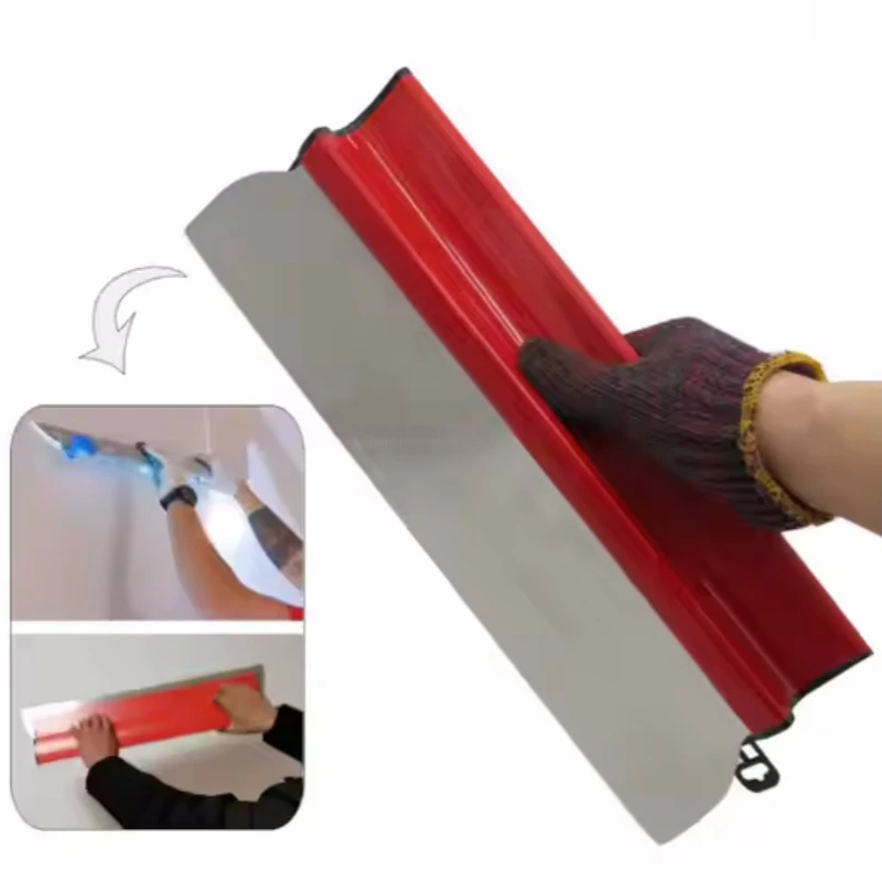 25/40cm Thickened Drywall Trowel Paint Finish Skimming Flexible Blade Painting Finish Putty Scraping Wall Plastering Tools