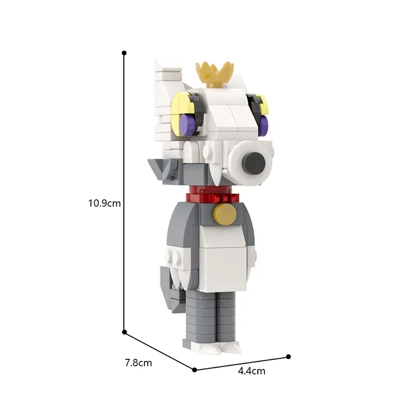 Anime acessórios dos desenhos animados a coruja casa rei clawthorne monstro blocos de construção moc quebra-cabeça pequena partícula montagem modelo brinquedo do miúdo