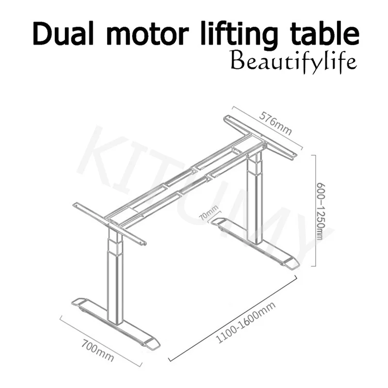 Adjustable Standing Desk Electric Lifting Table Height Adjustable Computer Stand Up Desk Stand Legs Controller Lift Column