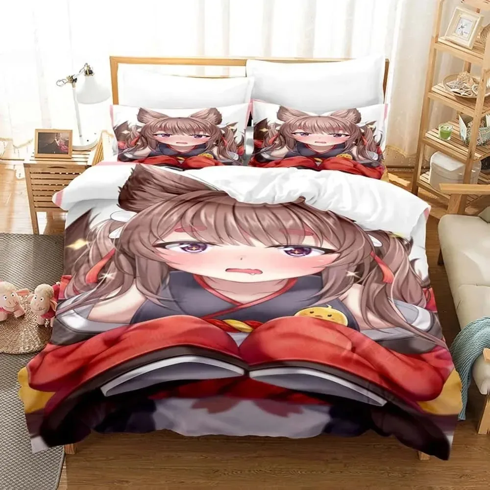 

3D Print Anime - Azur Lane Bedding Set Single Twin Full Queen King Size Bed Set Adult Kid Bedroom Duvet cover Sets Home Textiles