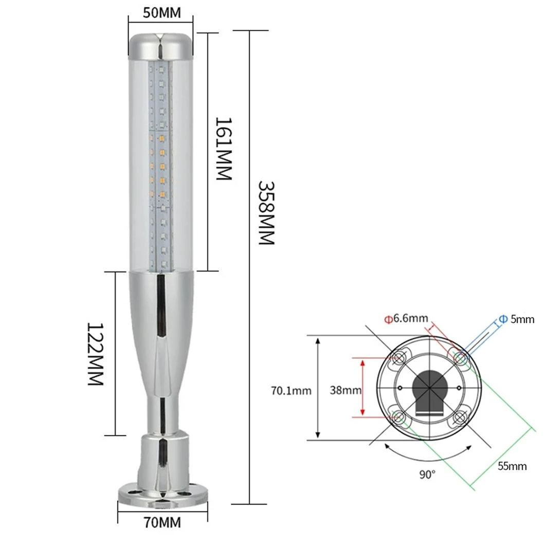 TF-06 Red+Green+Yellow Tri-Color LED Machine Tool Lamp DC24V Buzzer Warning Steady Light LED Indicator light Machine Tool Light