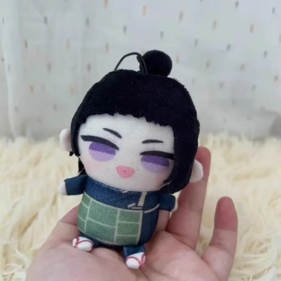 Jujutsu Kaisen, Gojo Satsuka Yuujie Finger Doll pendant, anime Fukuroki Edogu Curly Spine Plush doll Tiger Staff