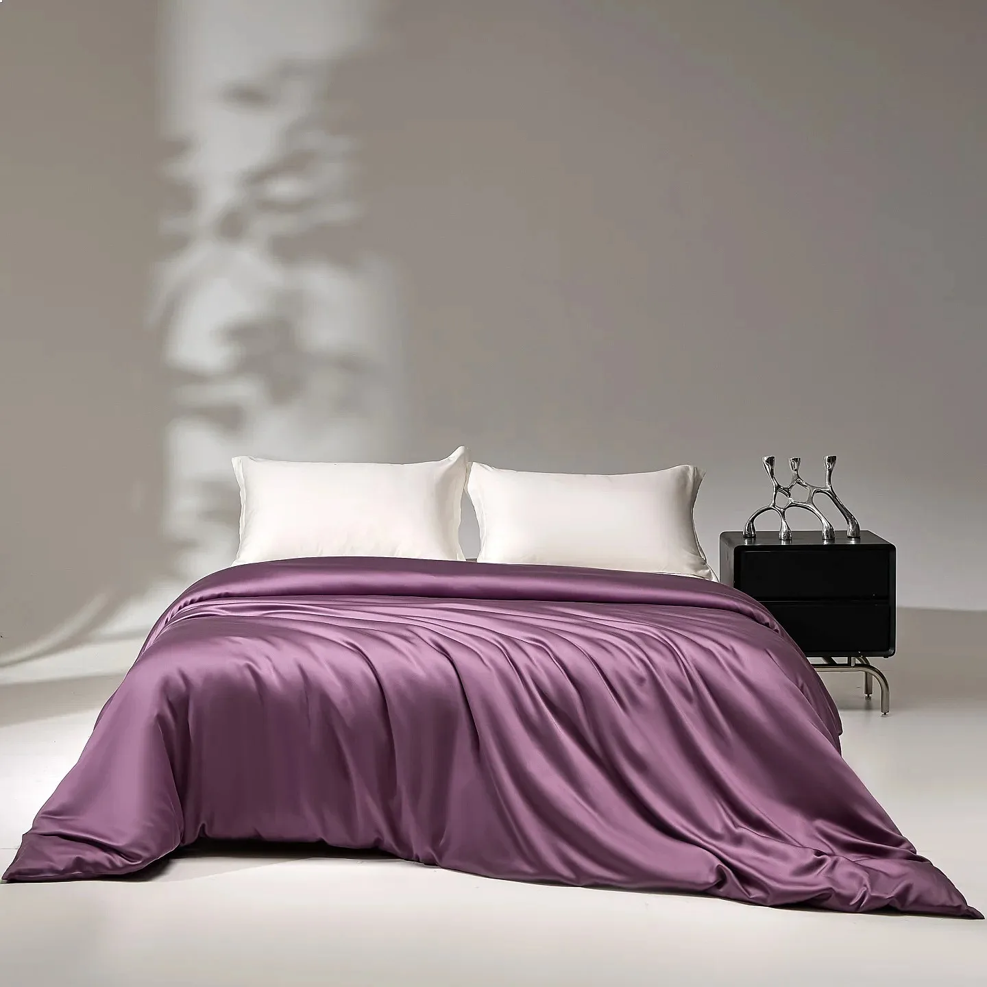 Natural Mulberry Silk Quilt Cover Pure Silk Duvet Cover Soft Comfortable Single Double Size Custom Gift