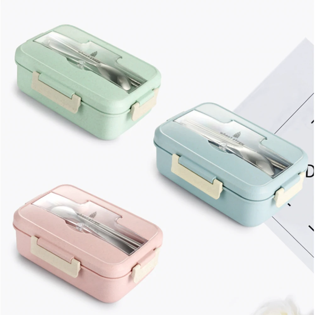 

1100 Ml Environmentally Friendly Food Container Partition Design Leakproof Lunch Box for Students Workers