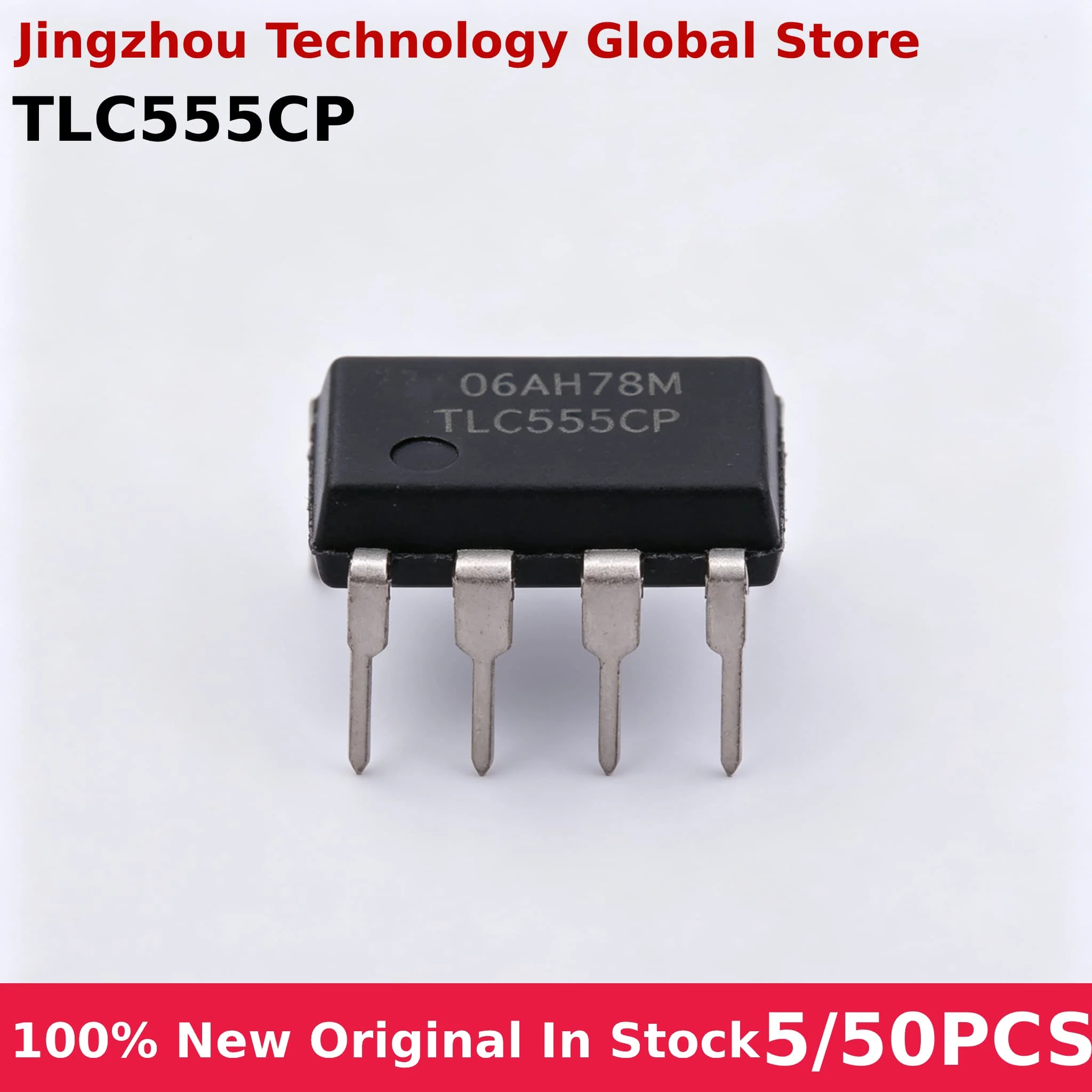 100% New 5/50PCS TLC555CP TLC555 DIP8 DIP LinCMOSE TIMERS IC Chip Wholesale