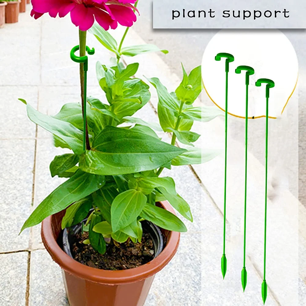 30 Pack Special Flower Stand Support Garden Single Stemmed Plant Support Plant Stakes, Plant Prop, Plant Sticks-A74P