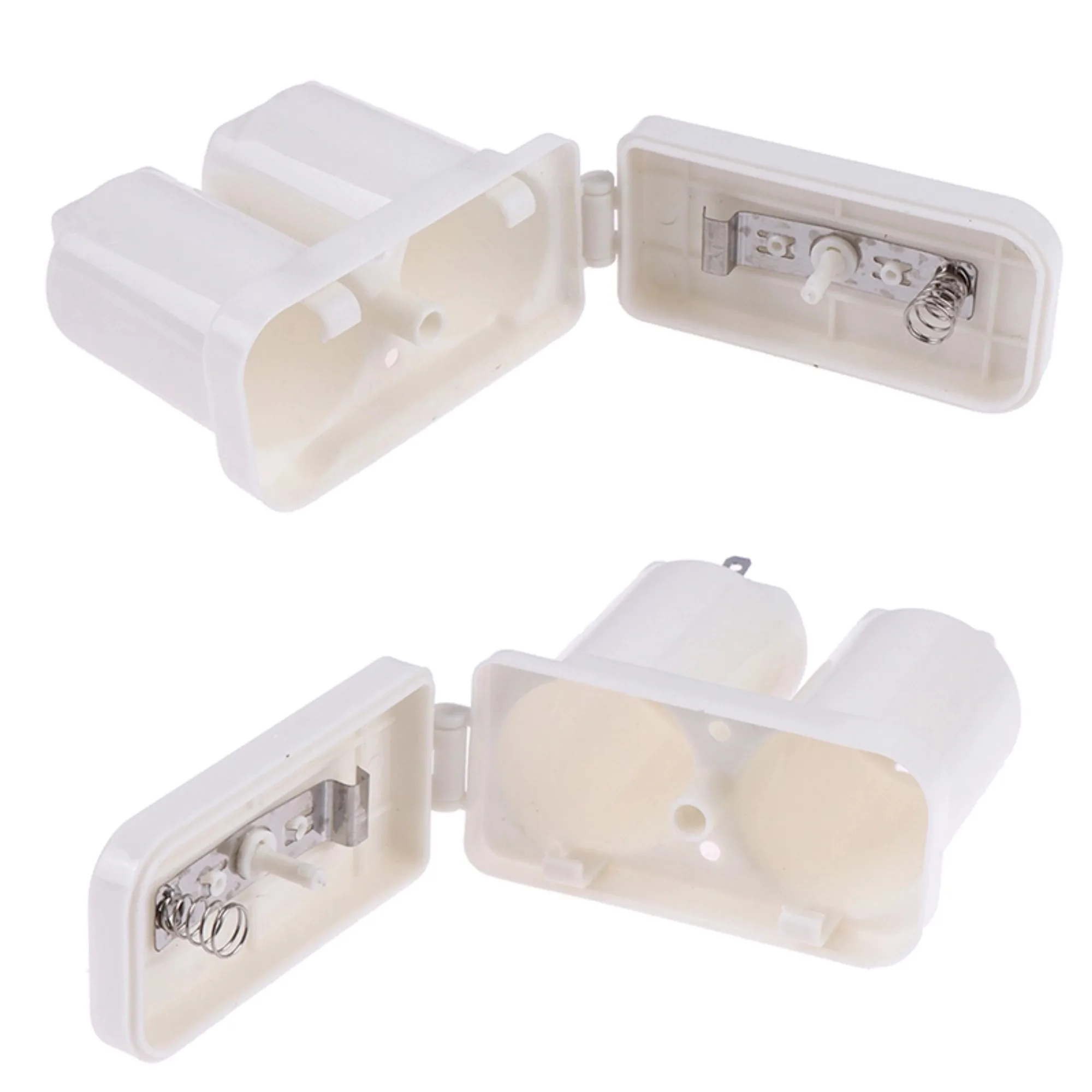 Universal Double Compartments Universal Battery Box For Gas Water Heater Accessories Parts Plastic Double Battery Case