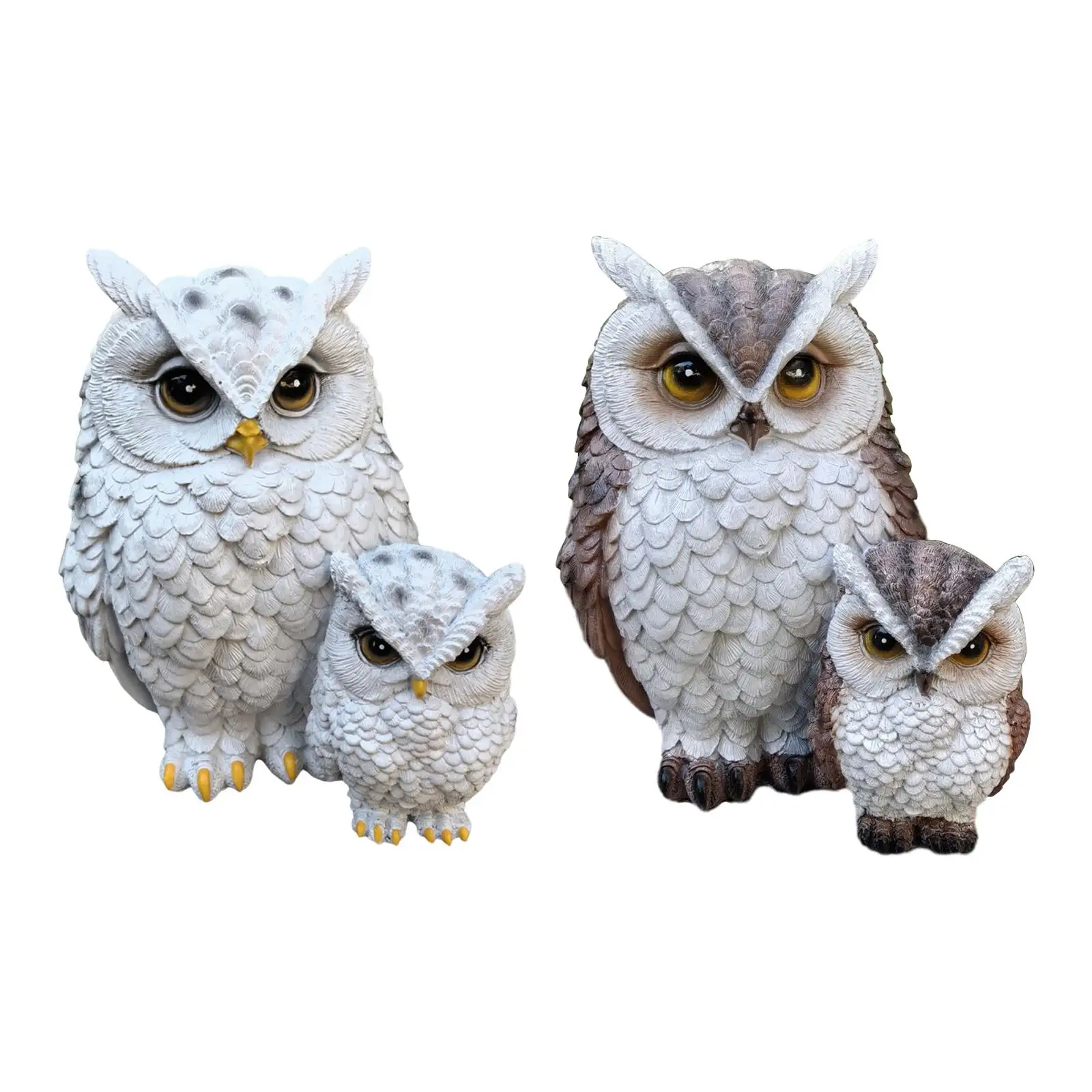 

Owl Statue Lifelike Bird Adorable Decorative Ornament Animal Bird