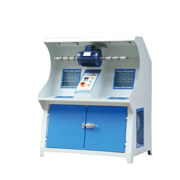 

Automatic Double Head Leather Dust Collecting Sole Edge Outsole Buffing Polishing Grinding Roughing Shoe Making Machine