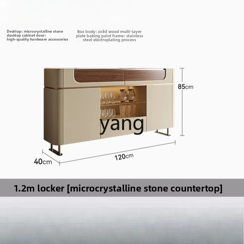 

LZR marble partition locker against the wall modern simple entrance cabinet