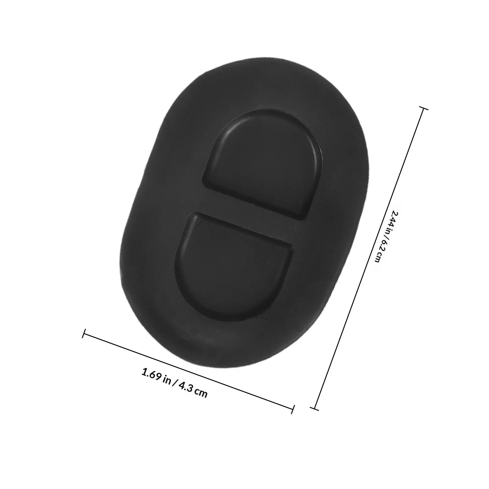 2Pcs Floor Drain Rubber Hole Plugs Car Rear Exterior Drain Compatible Jk Models Automotive Interior Parts
