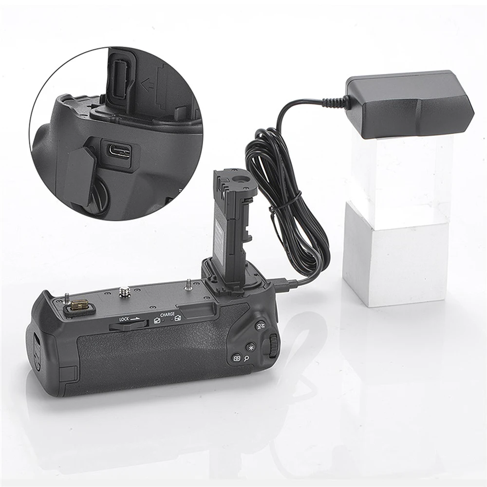 حامل قبضة البطارية العمودي Mcoplus BG-EOSR لاستبدال كاميرا Canon EOSR EOS R مثل BG-E22